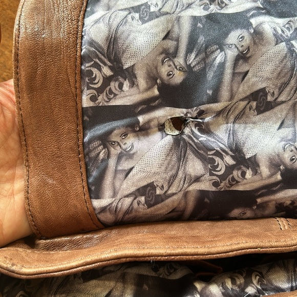 Brown Genuine Leather Purse Bag- Junior Drake - Picture 3 of 4